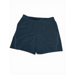 NWT VRST Men's 7" All-in-one Lined Shorts Pure Black Large